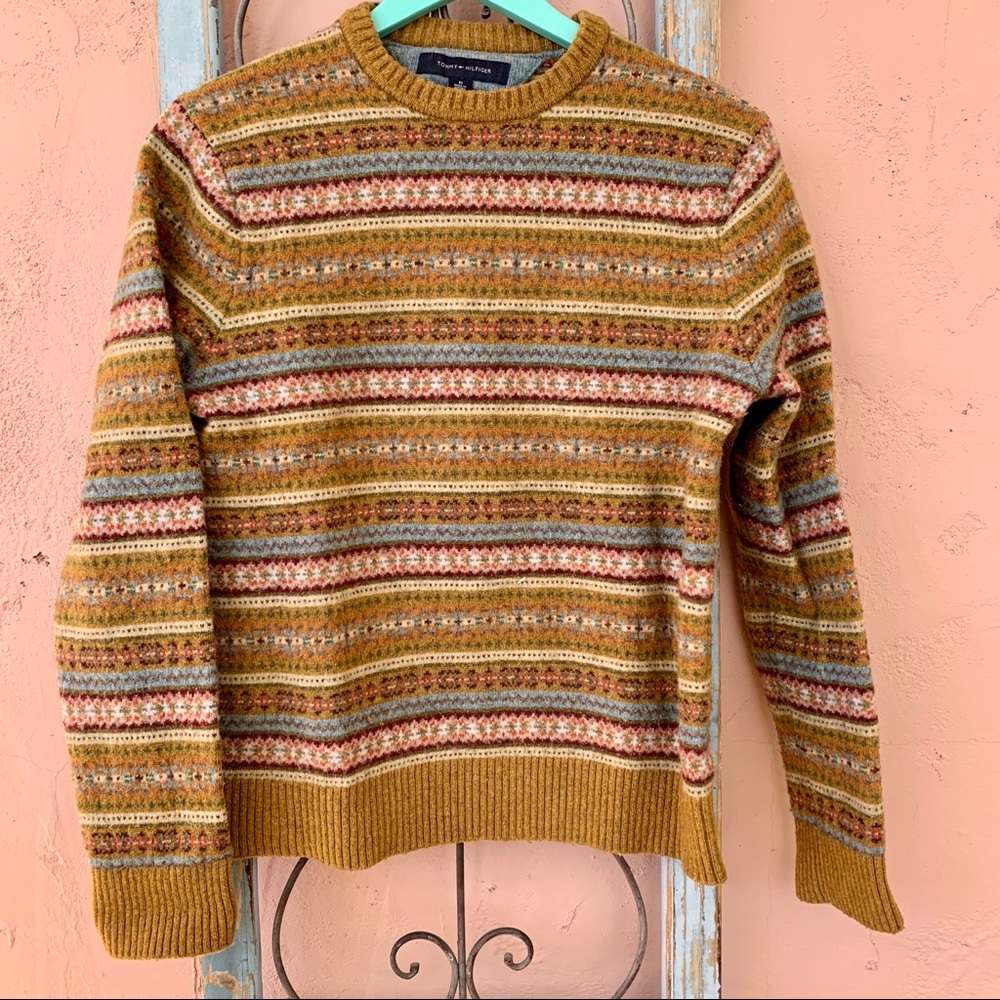 Tommy Hilfiger Fair Isle Pullover Sweater M